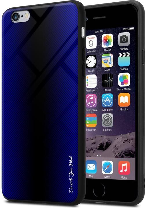 Immagine prodotto Cadorabo Copertura di vetro a strisce in TPU (Apple iPhone 6 Plus)