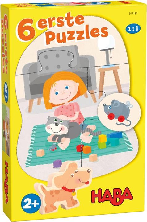 Produktbild Haba 6 erste Puzzles Haustiere (18 Teile)