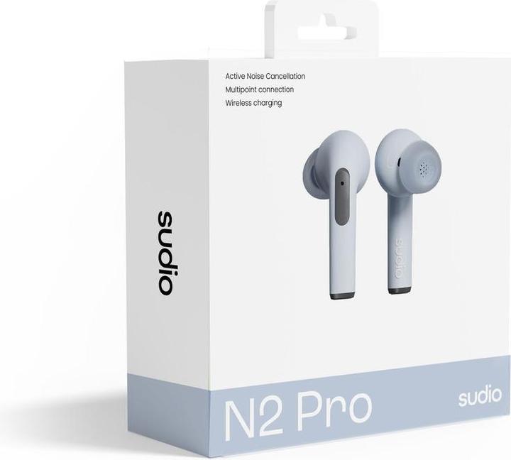 Productafbeelding Sudio N2 Pro in-ear draadloze oordopjes - draadloze oordopjes - met actieve ruisonderdrukking (ANC) - (ANC, 4 h, Draadloze)