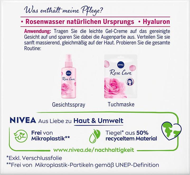 Immagine prodotto NIVEA L'asilo nido Rose Water (50 ml, Crema da giorno)