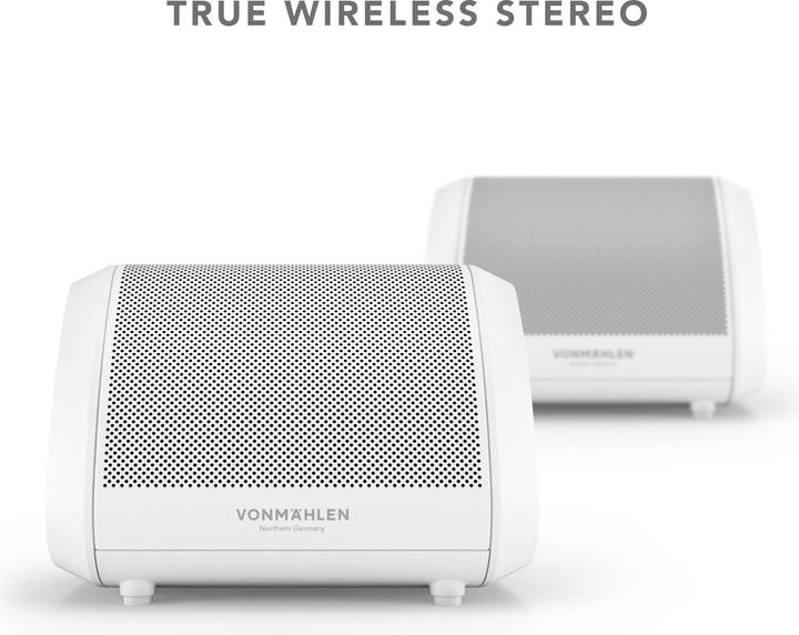 Image du produit Vonmählen Enceinte Bluetooth Air Beats Mini Blanc (13 h, Fonctionnement sur batterie)