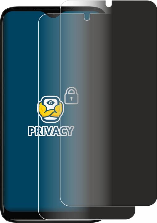 Productafbeelding BROTECT Anti-spionnetje privacyfolie Beschermfolie tegen blauw licht (2 Stuk, Nokia C12)