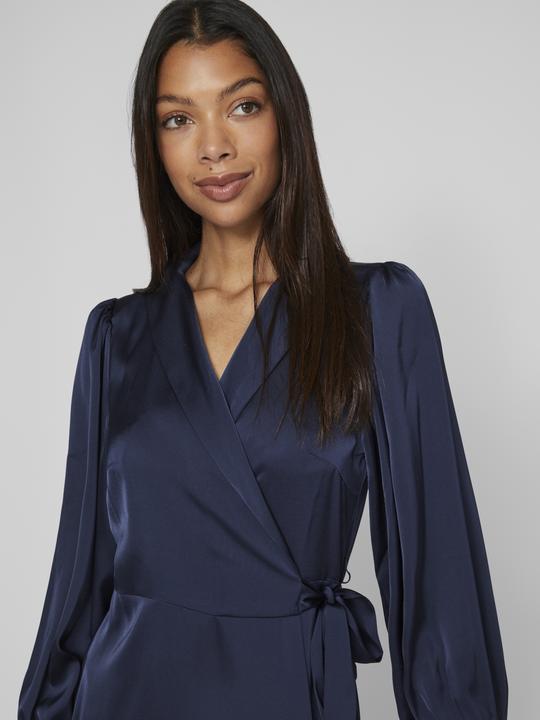 Actual product image Vila Long-sleeved midi wrap dress (34)