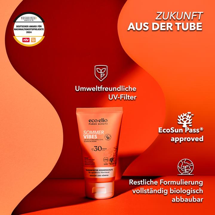 Produktbild Eco Elio Sommer Vibes (Sonnencreme, SPF 30, 75 ml, 101 g)