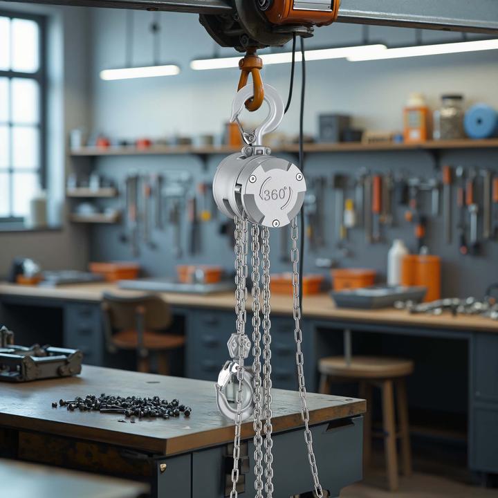 Produktbild Wiltec Kettenzug bis 500kg Handkettenzug 3m Hubhöhe Tragmittel Hebezeug Hebelzug