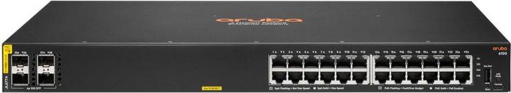 Image du produit Aruba Commutateur 6100 PoE 4SFP+ E (24 ports)