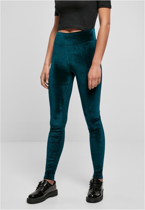 Immagine prodotto Urban Classics Leggings di velluto a vita alta da donna (4XL)