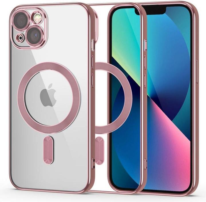 Produktbild Tech-Protect MagShine Line MagSafe case for iPhone 13 - pink (Apple iPhone 13)
