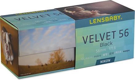 Actual product image Lensbaby Velvet 56mm, f/1.6 for Nikon (Nikon F, full size)
