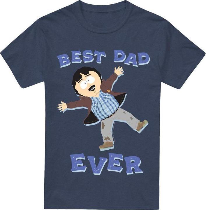 Actual product image Ubisoft Unisex Adult Best Dad Ever Randy Marsh Fathers Day T-Shirt (L)