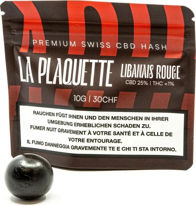 Image du produit La Plaquette CBD Hash - Libanais Rouge (10 g)