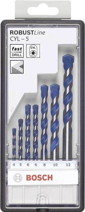 Image du produit Bosch Professional Zubehör Carbure de tungstène Foret hélicoïdal pour béton (4, 5, 6, 8, 10 mm)