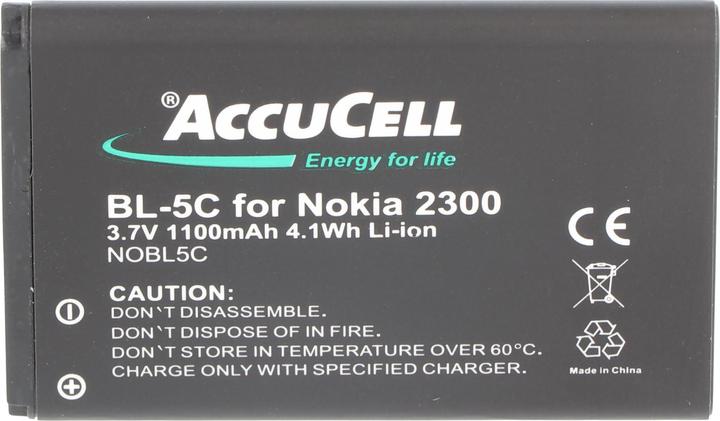 Actual product image Nokia Battery 6230, BL-5C (Rechargeable battery, 6230)