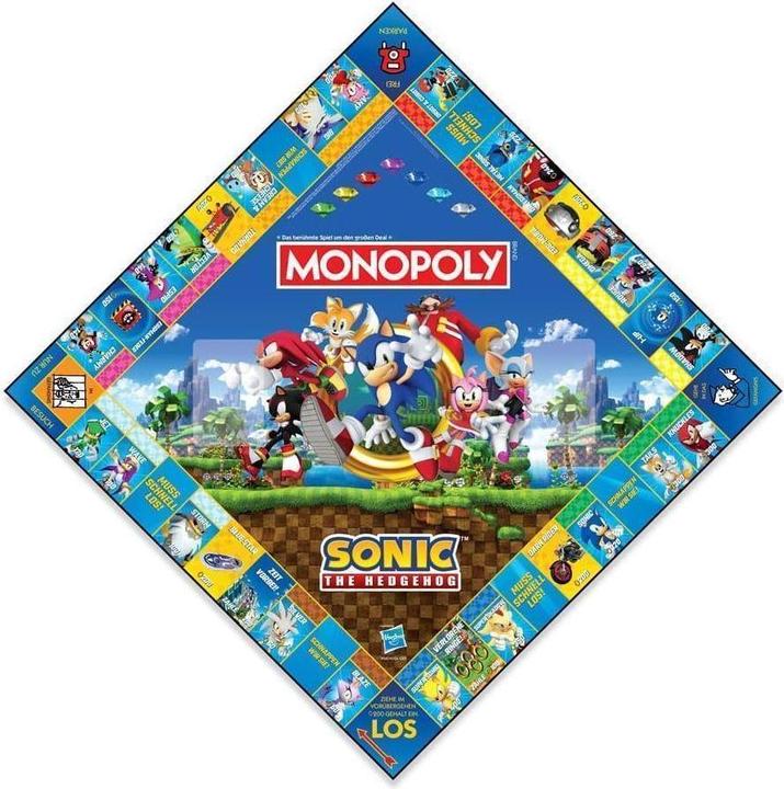 Image du produit Winning Moves Jeu de société Monopoly Sonic the Hedgehog *Version française*. (Allemand)