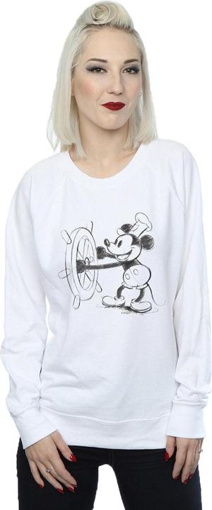 Immagine prodotto Disney Mickey Mouse Steamboat Sketch Felpa Donna (S)