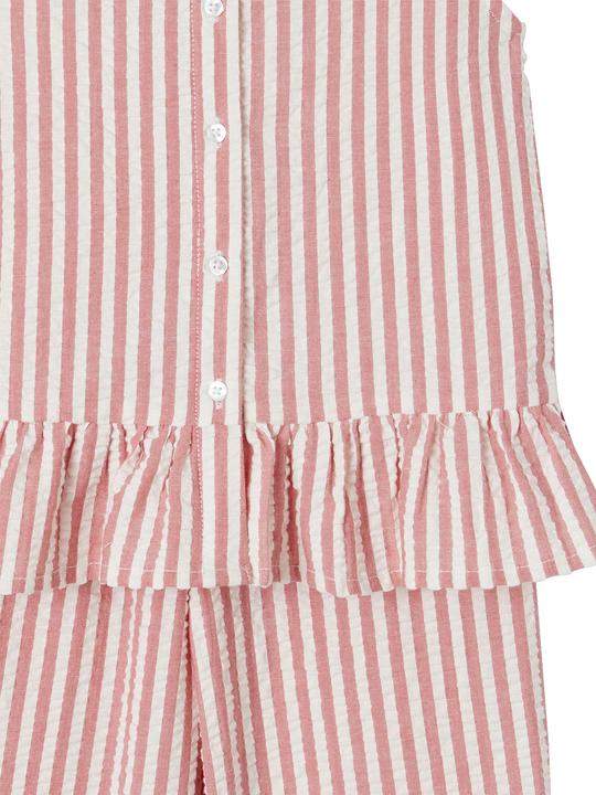 Actual product image Vertbaudet Girls' set: blouse & 7/8 trousers (140)