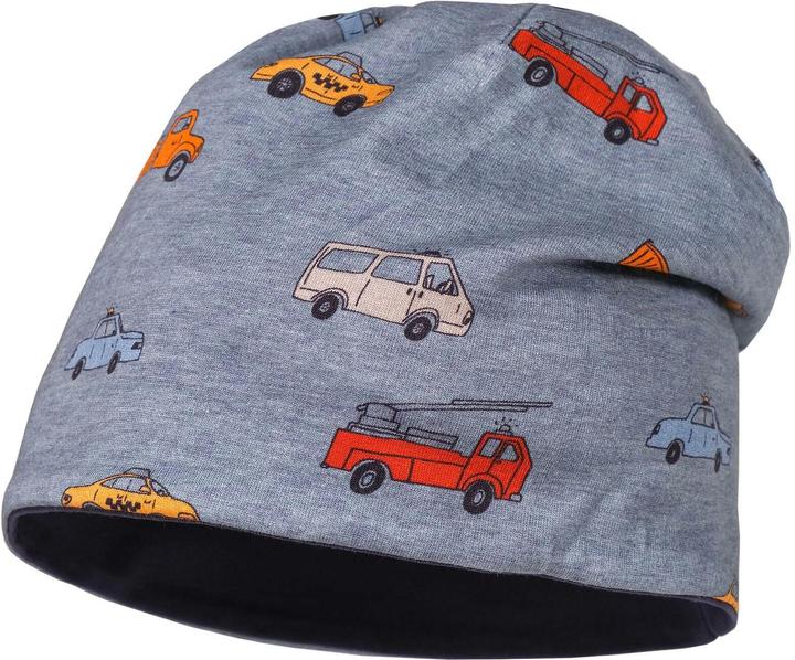 Produktbild Maximo Mütze Beanie reversible Cars Gr. 47 - 49 (47 - 49)
