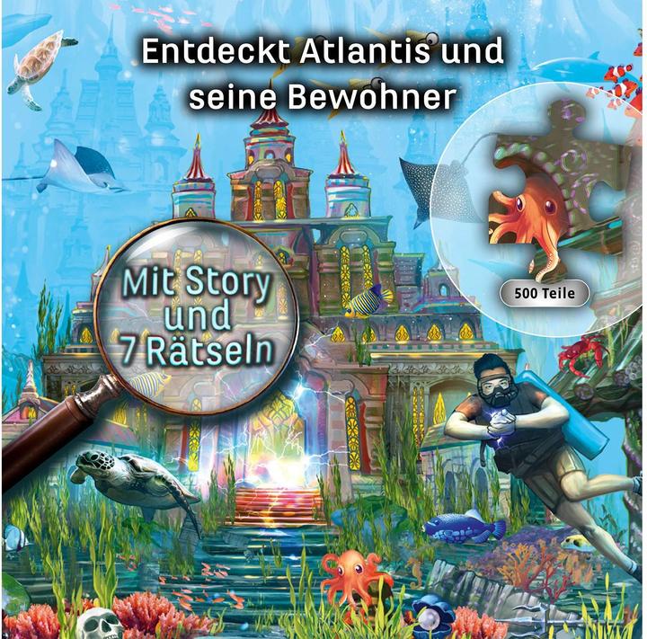 Produktbild Kosmos EXIT® - Das Puzzle Der Schlüssel zu Atlantis (500 Teile)