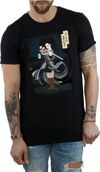 Immagine prodotto Star Wars The Last Jedi Japanese Rey Maglietta Uomo (S)