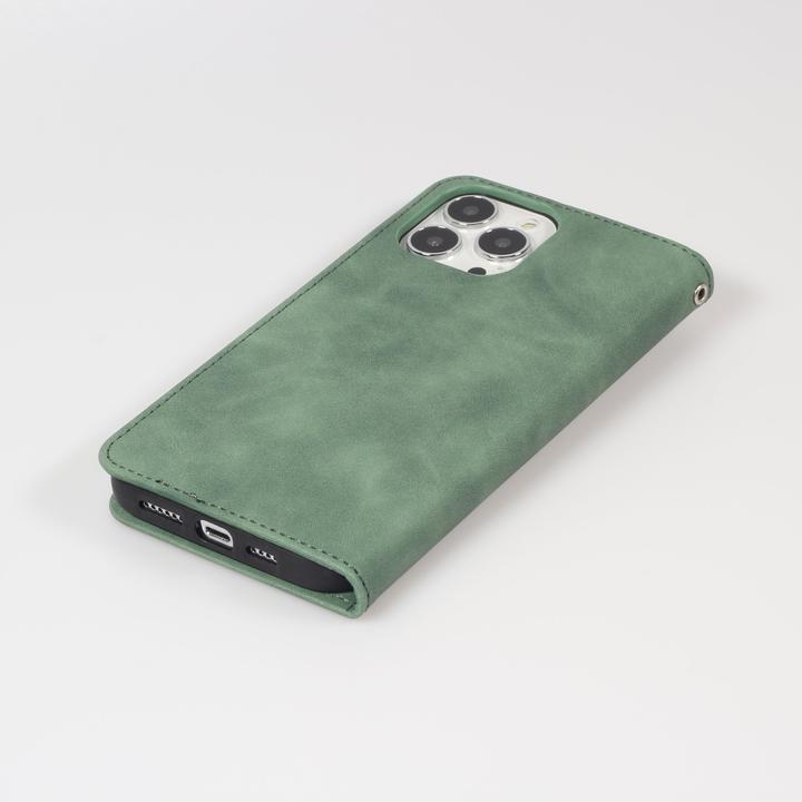 Immagine prodotto PhoneLook Custodia in pelle Flip Wallet Vintage con chiusura magnetica e porta carte di credito (Apple iPhone 15 Pro)