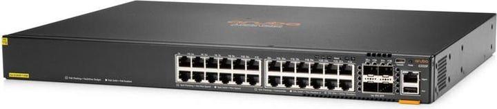 Actual product image HPE CX 6200F Class-4 PoE 4SFP+ Switch CH en (28 Ports)