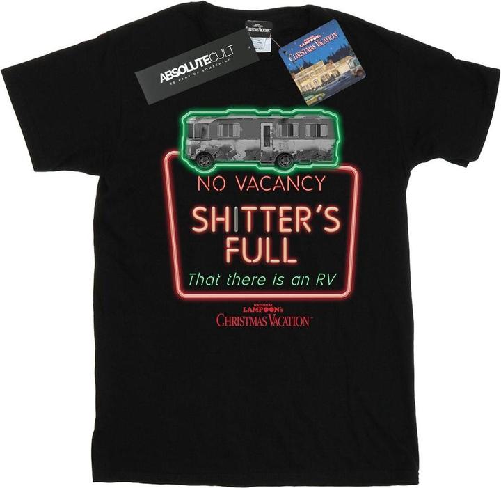 Image du produit National Lampoon´s Vacation National Lampoon's Christmas Vacation - T-shirt GREYSCALE NO VACANCY - Femme (3XL)