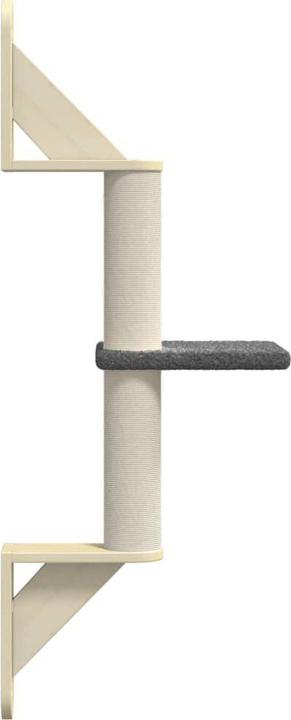 Actual product image VidaXL Scratching post with wall-mounted scratching post 85.5 cm (85.50 cm, Dark grey)