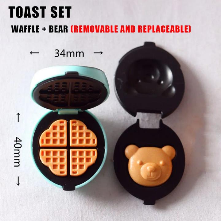 Image du produit Activity Board DIY Maison de Poupée Ours Biscuits 1/12 Meubles Miniatures Grille-pain Four Mixeur Balance