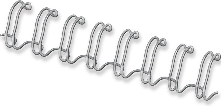 Produktbild Fellowes Drahtkamm 6mm, 34 Schlaufen, silber, 100 Stk.