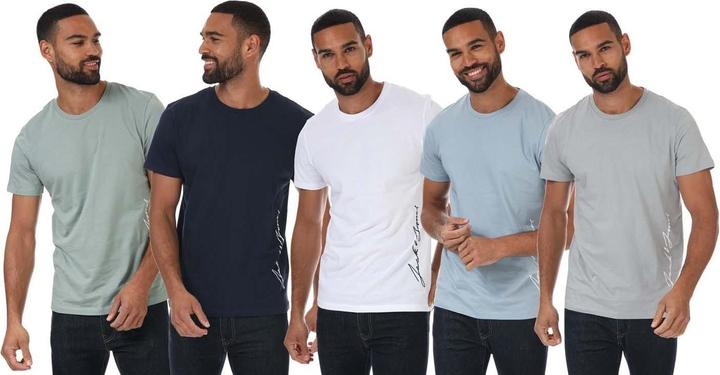 Immagine prodotto Jack & Jones Maglietta Girocollo Uomo Misura Confezione 5 (S)