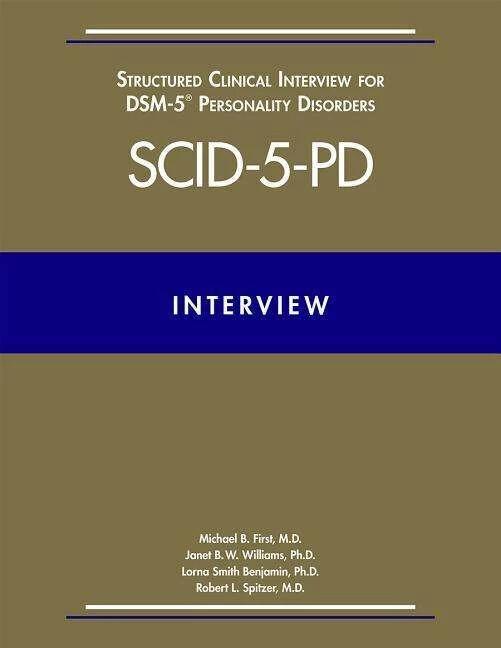 Actual product image Structured Clinical Interview for DSM-5 (R) Personality Disorders (SCID-5-PD) (English, Janet B. W. Williams, Robert L. Spitzer, Michael B. First, Lorna Smith, 2015)