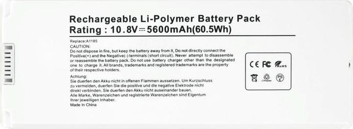 Produktbild OEM Battery for Macbook 13 inch (2006/2008) (A1181)