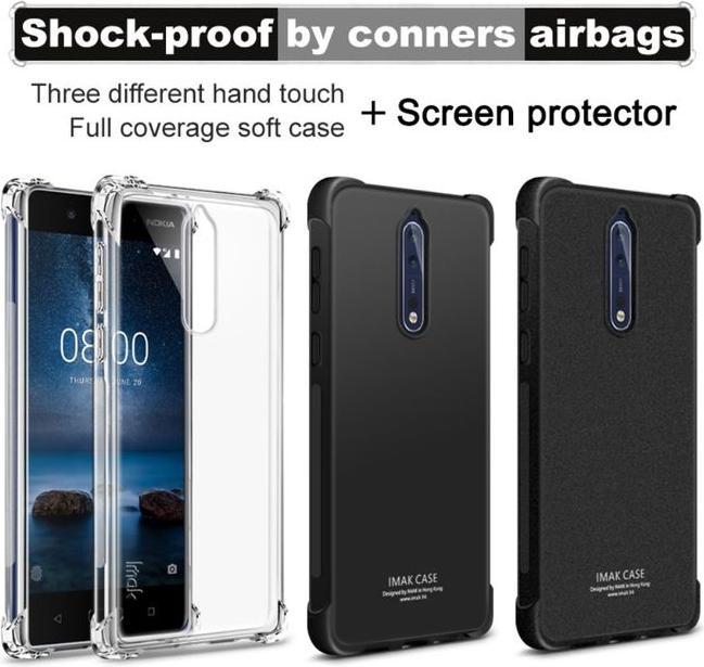 Image du produit Imak Housse plastique anti-choc avec film de protection (Nokia 8)