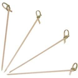 Produktbild Hygostar NATURE Star Fingerfood-Spiesse LOOP, aus Bambus, 180 mm mit geknotetem Ende leicht zu greifen, sehr