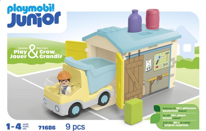 Image du produit Playmobil Camion avec garage de tri (71686, Playmobil Junior)