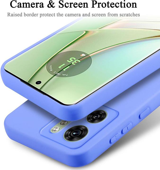 Actual product image Cadorabo Case for Motorola Edge 40 TPU in liquid protection silicone design (Motorola Edge 40)