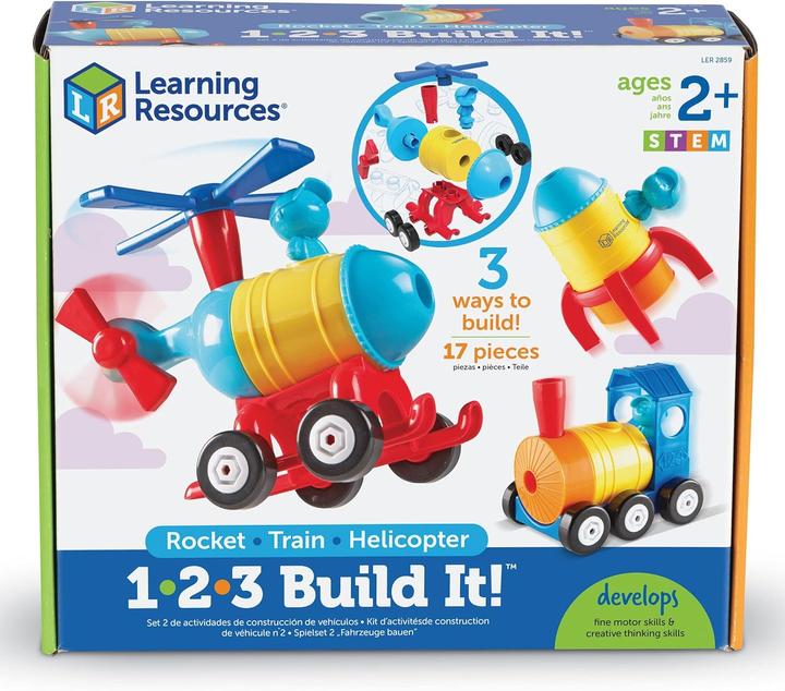 Image du produit Learning Resources Ressources pédagogiques Véhicules, kit, fusée, train...