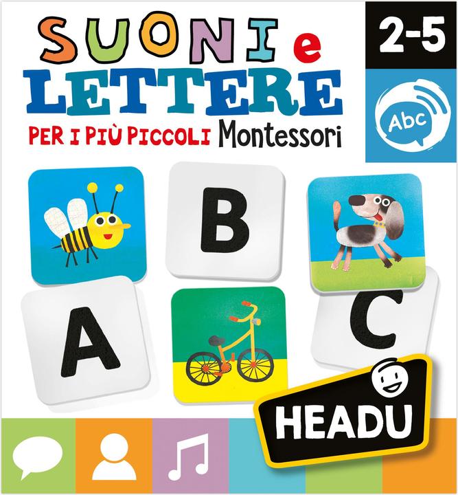 Immagine prodotto Headup Games Suoni e Lettere per i più Piccoli Montessori (Italiano)