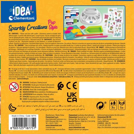Immagine prodotto Clementoni Kit Creativo Creazioni Scintillanti 18775