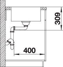 Actual product image Blanco Lemis XL 6 S-IF Compact (Fitted sink, 78 cm, 50 cm)