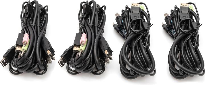 Image du produit Digitus Commutateur KVM, 4x1 (DP, DP Out, USB)
