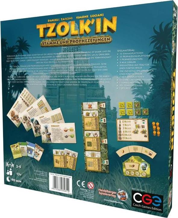 Czech games edition CZ111 - Stämme und Prophezeiungen - Brettspiel, für 2-6 Spieler, ab 13 Jahren (DE-Erweiterung) (Deutsch)