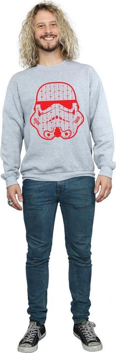 Produktbild Star Wars Christmas Stormtrooper Helmet Sweatshirt (XXL)
