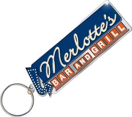 Actual product image True Blood Merlottes Enamelled Keyring