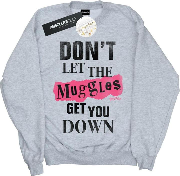 Actual product image Womens/Ladies Muggles Clippings Sweatshirt (XXL)
