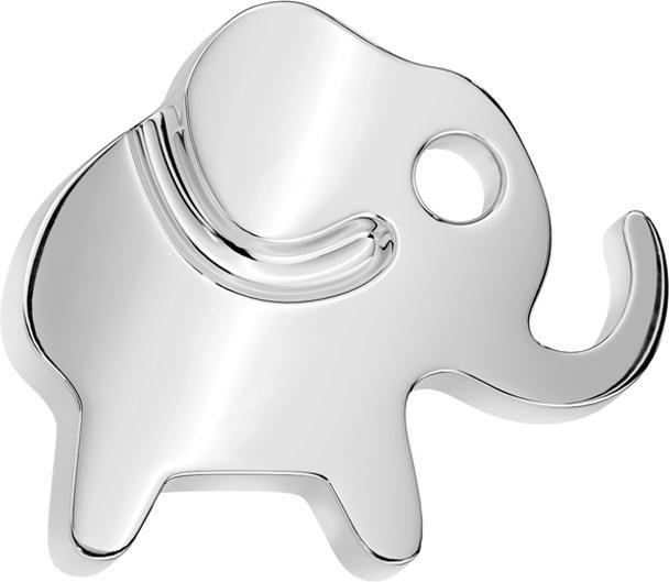 Produktbild Star Piercing Threadless Elefant silber (Titan G23, ohne Messing)