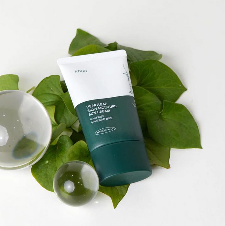 Image du produit Anua Crème solaire hydratante et soyeuse Heartleaf (Crème solaire, SPF 50+, 50 ml)