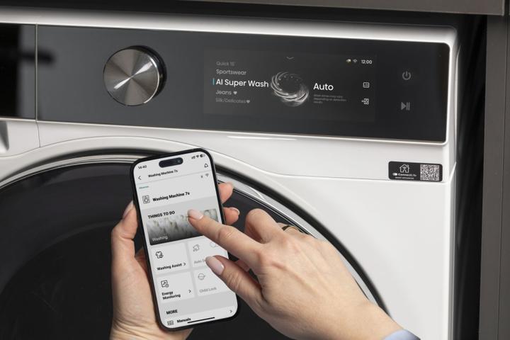 Produktbild Hisense WF7S1247BW (12 kg, Links)