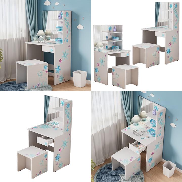Image du produit Oskar-Store Schneeflocke mit Hocker (55 x 40 x 103 cm)