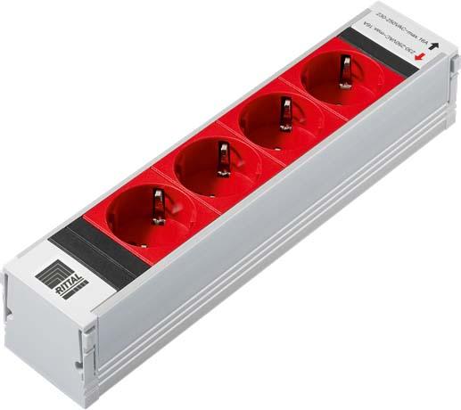Produktbild Rittal PSM Plus Steckdosenleiste (Plug-In-Modul) (4 x, CEE 7/4)